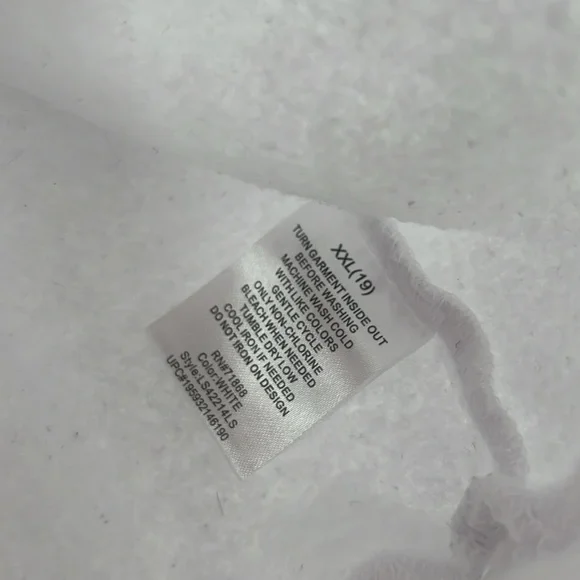 Disney Mickey Mouse White Sweatshirt - Juniors XXL 19 - Picture 5 of 6